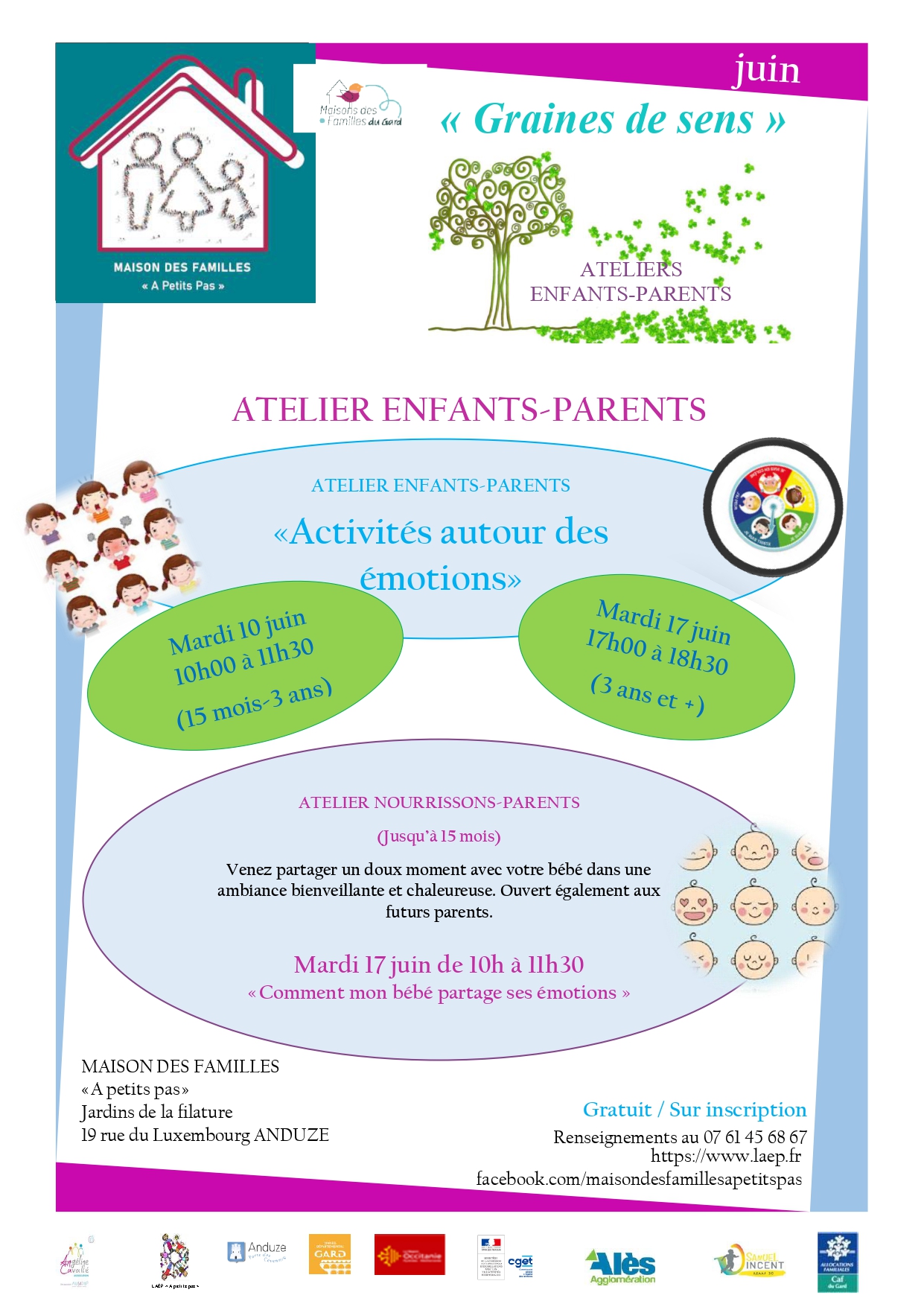 Atelier Enfant-Parents ( 15 mois- 3 ans)
